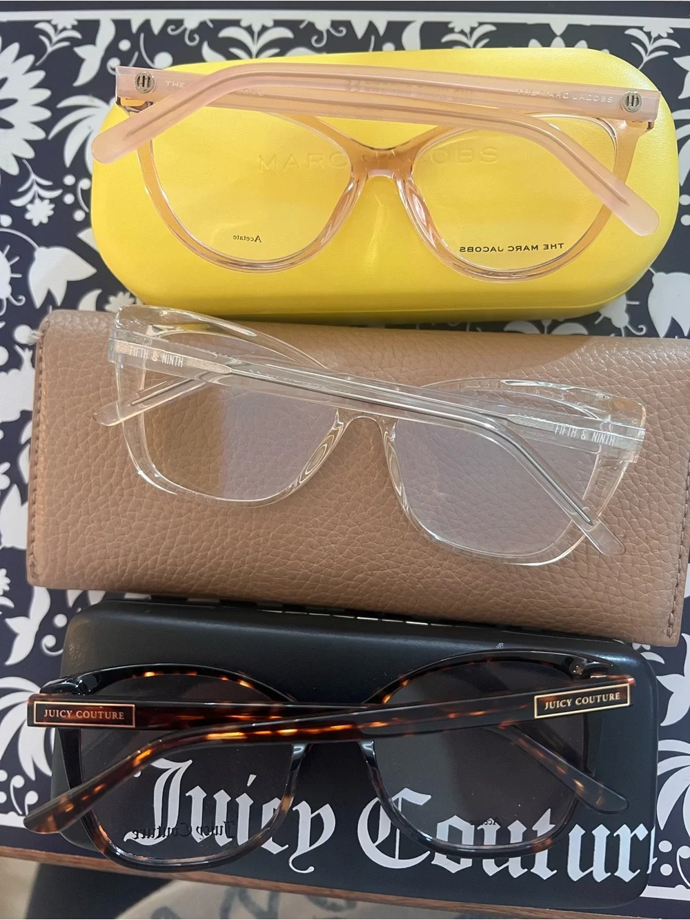 Bundle!! Rx glasses bundle Marc Jacob’s, Juicy Couture and Fifth & Ninth